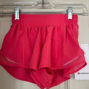 lululemon athletica Vibrant Pink Athletic Shorts